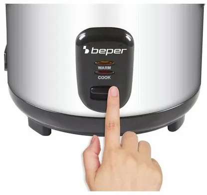 Beper 90550 cuptor cu aburi și oală pentru orez 1l