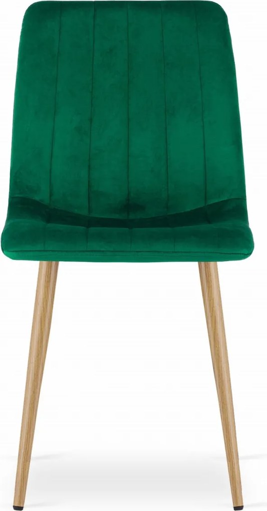 Oferta Scaun de catifea verde LAVA II. calitate secondară