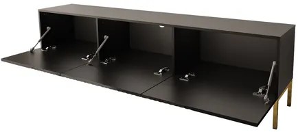 Mobilier living Madrealla II (Alb + lucios Alb + auriu) . 1104559