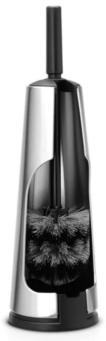 Perie pentru toaleta Brabantia ReNew 107870, 42 cm, Design discret, Inox mat