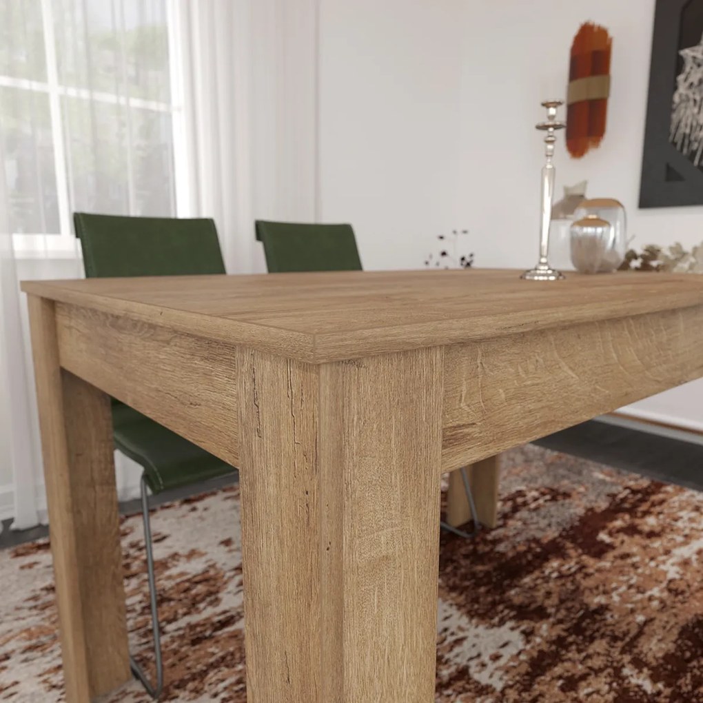 Masă de sufragerie Single Caucasian Oak