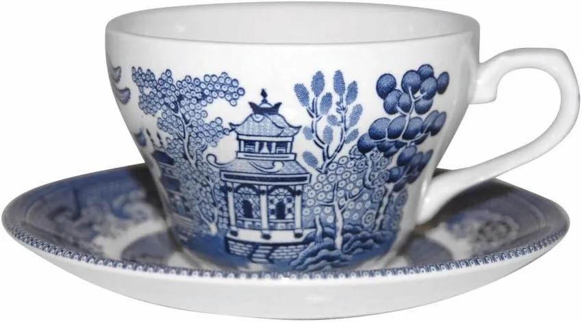 Cană din ceramică Churchill China Blue Willow, 200 ml