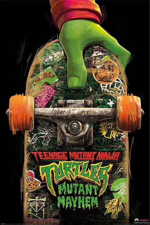 Poster Teenage Mutant Ninja Turtles: Mutant Mayhem - Skate Board