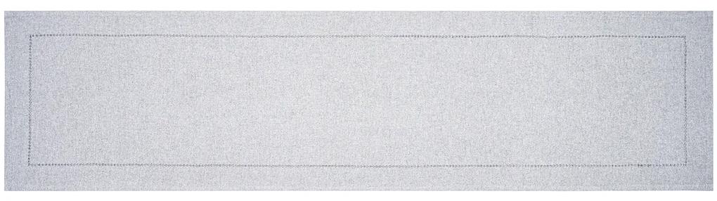Traversă de masă Heda gri deschis, 33 x 130 cm