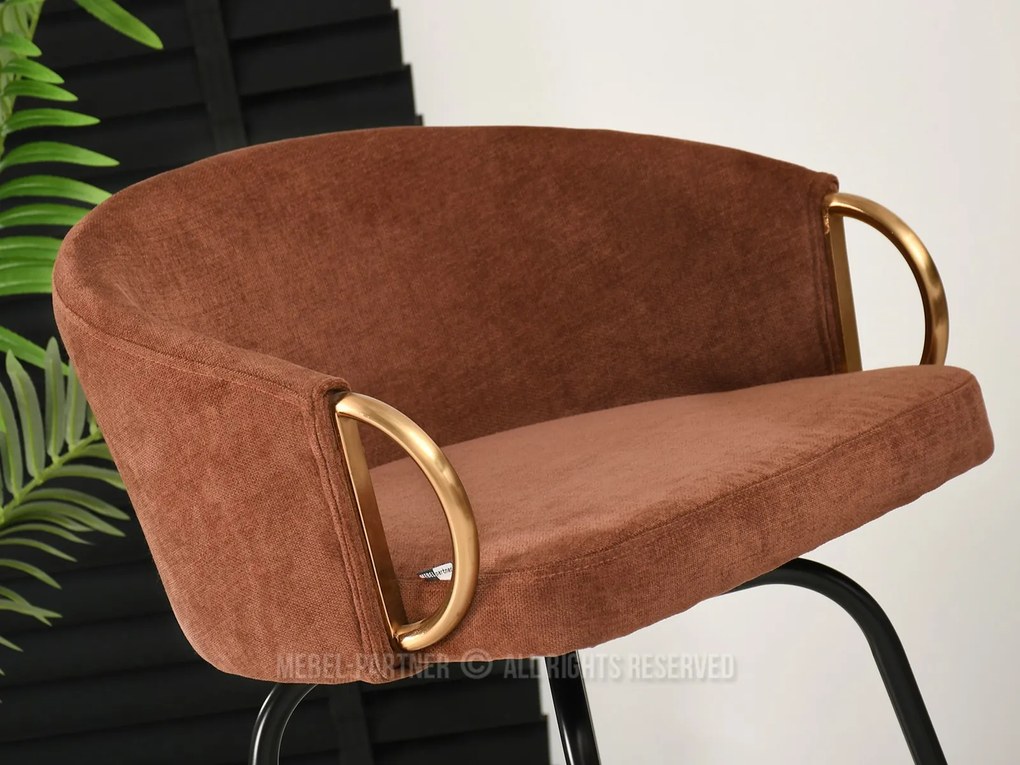 Scaun Carma H (cupru + auriu). Promo -33%. 1110656