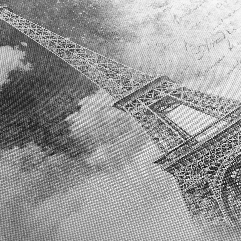 Tablou - Carte poștală de epocă a orașului N⁰3 (120x50 cm)