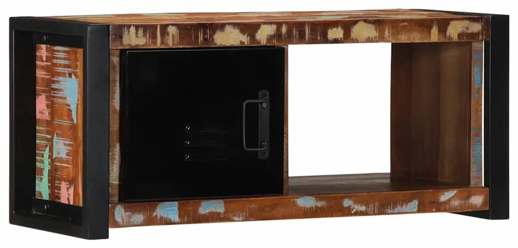 vidaXL Dulap TV 80x30x35 cm lemn masiv recuperat