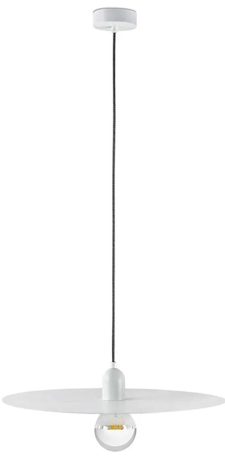 Pendul design modern minimalist PLAT alb 68146