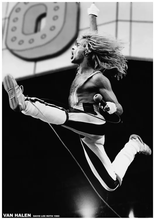 Poster Van Halen - David Lee Roth 1980