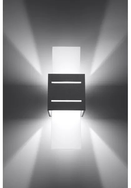 Aplică perete LORETO 1xG9/40W/230V gri