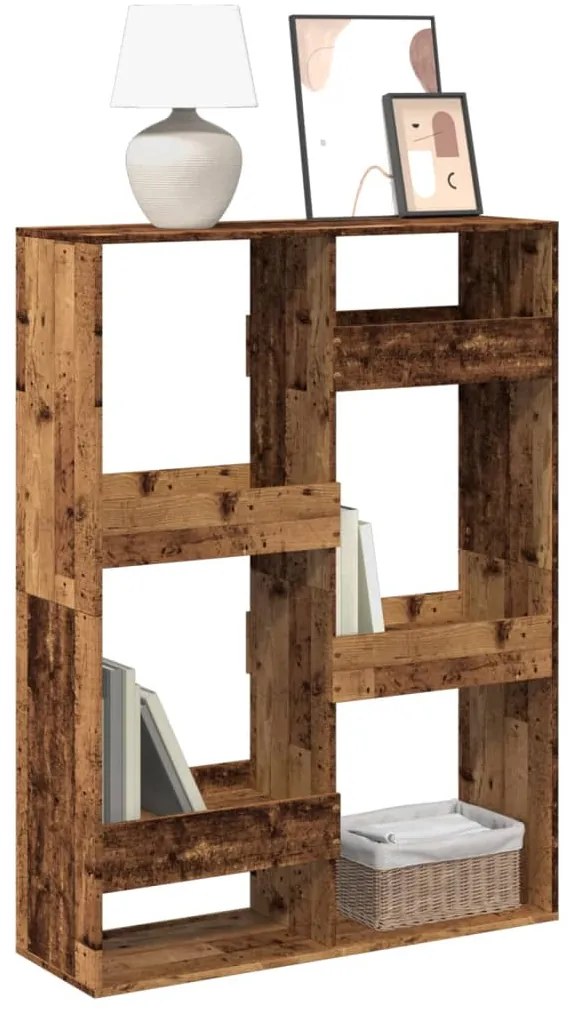 vidaXL Bibliotecă, lemn vechi, 100x33x135 cm, lemn prelucrat