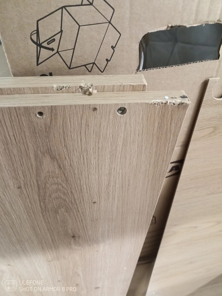 OFERTA Dulap TV de perete ENTSIAN 150x40cm, stejar artisan II. calitate