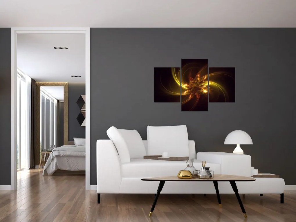 Tablou - abstracție cu elice (90x60 cm)
