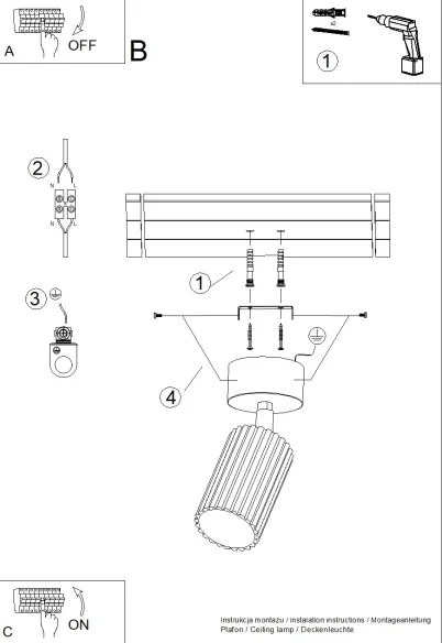 Brilagi - Spot LED CRESTO 1xGU10/10W/230V alb