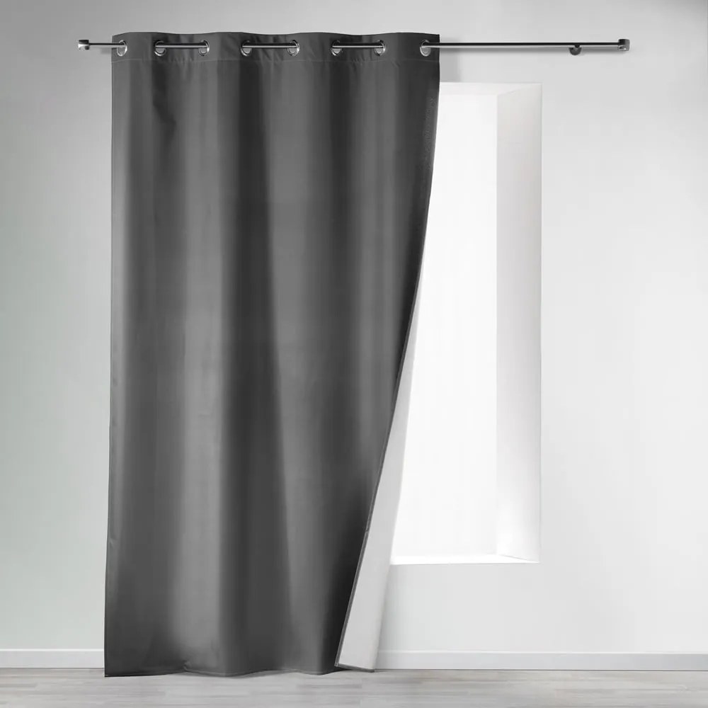 Draperie gri antracit termoizolantă 140x260 cm Icemount – douceur d'intérieur