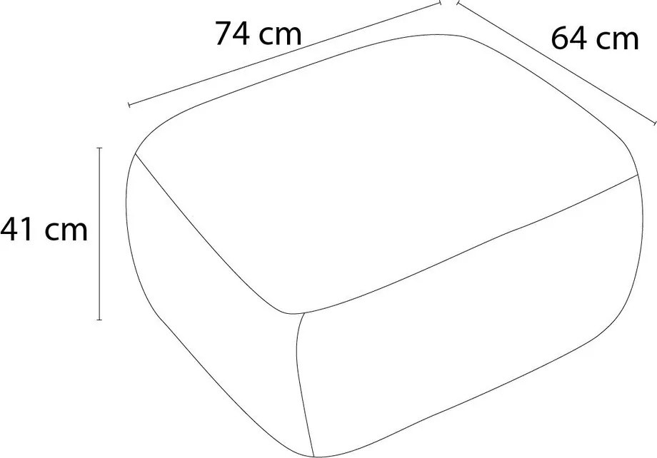 Taburet bej cu tapițerie din țesătură bouclé Montaigne – Bobochic Paris