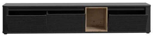 Comodă TV INAR, negru/maro