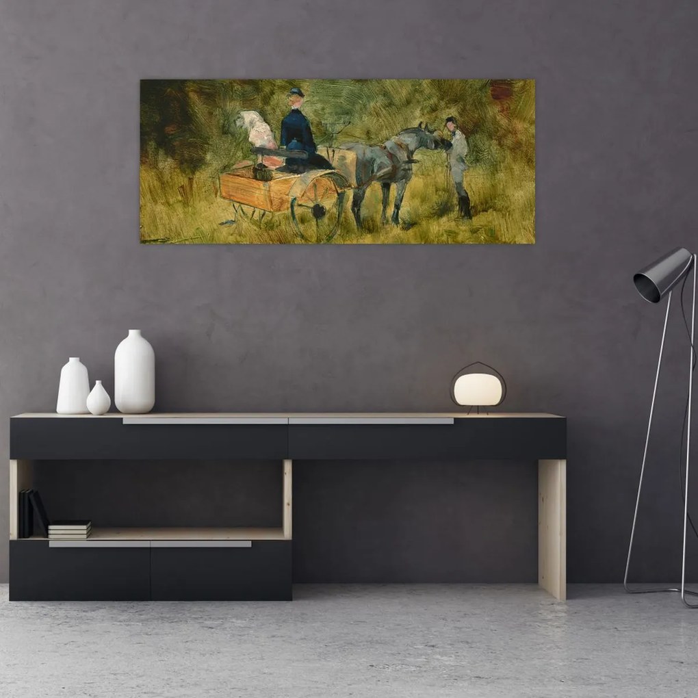 Tablou - Henri de Toulouse-Lautrec, The Trap, reproducere (120x50 cm)