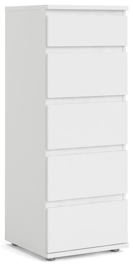 Comodă albă Tvilum Nova, 40x107 cm
