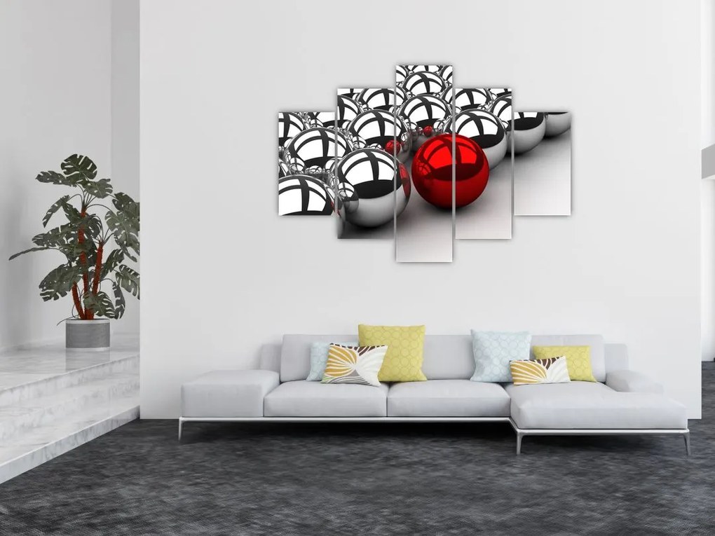 Tablou cu bile lucioase (150x105 cm)