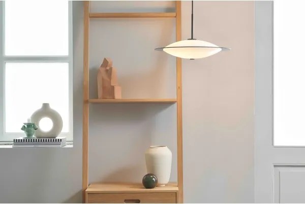Halo Design 743629 - Lustru pe cablu ORBIT, 3 x G9, 7W, 230V, Ø 40 cm, alb/alamă/sticlă fumurie