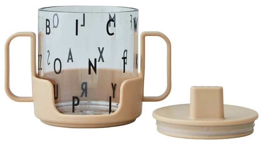Cană pentru copii Design Letters Grow With Your Cup, bej