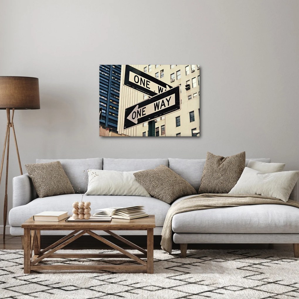 Tablou - New York ONE WAY (70x50 cm)