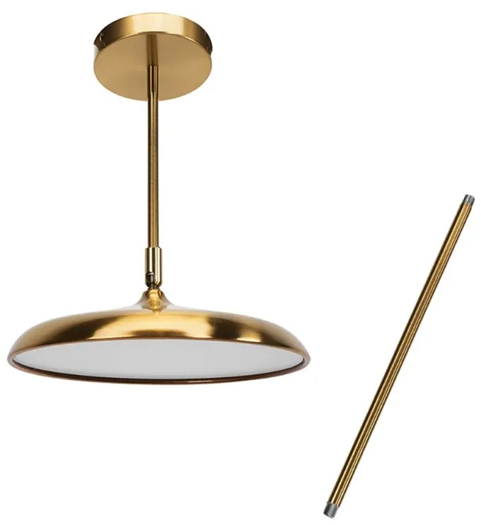 Lampă LED modernă cu înălțime reglabilă Aurie