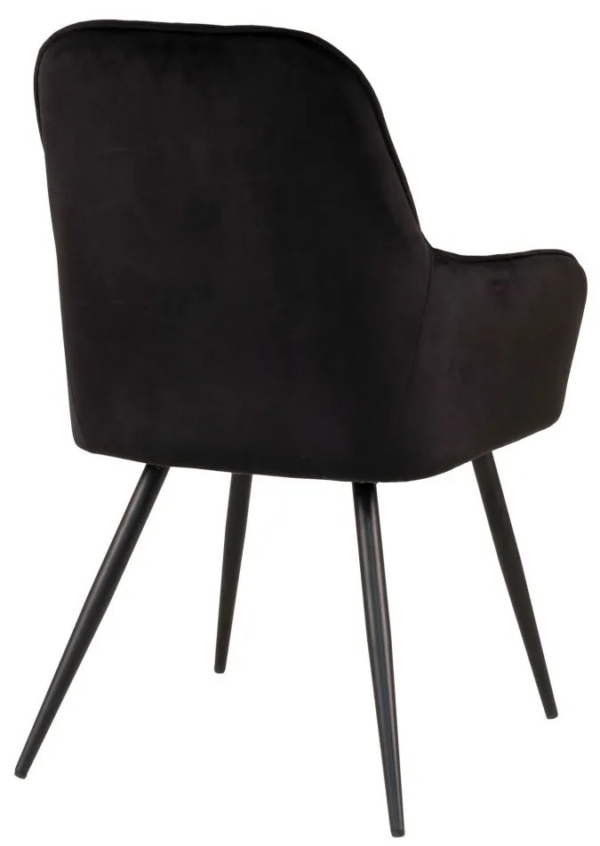 Harbo scaun de luat masa negru