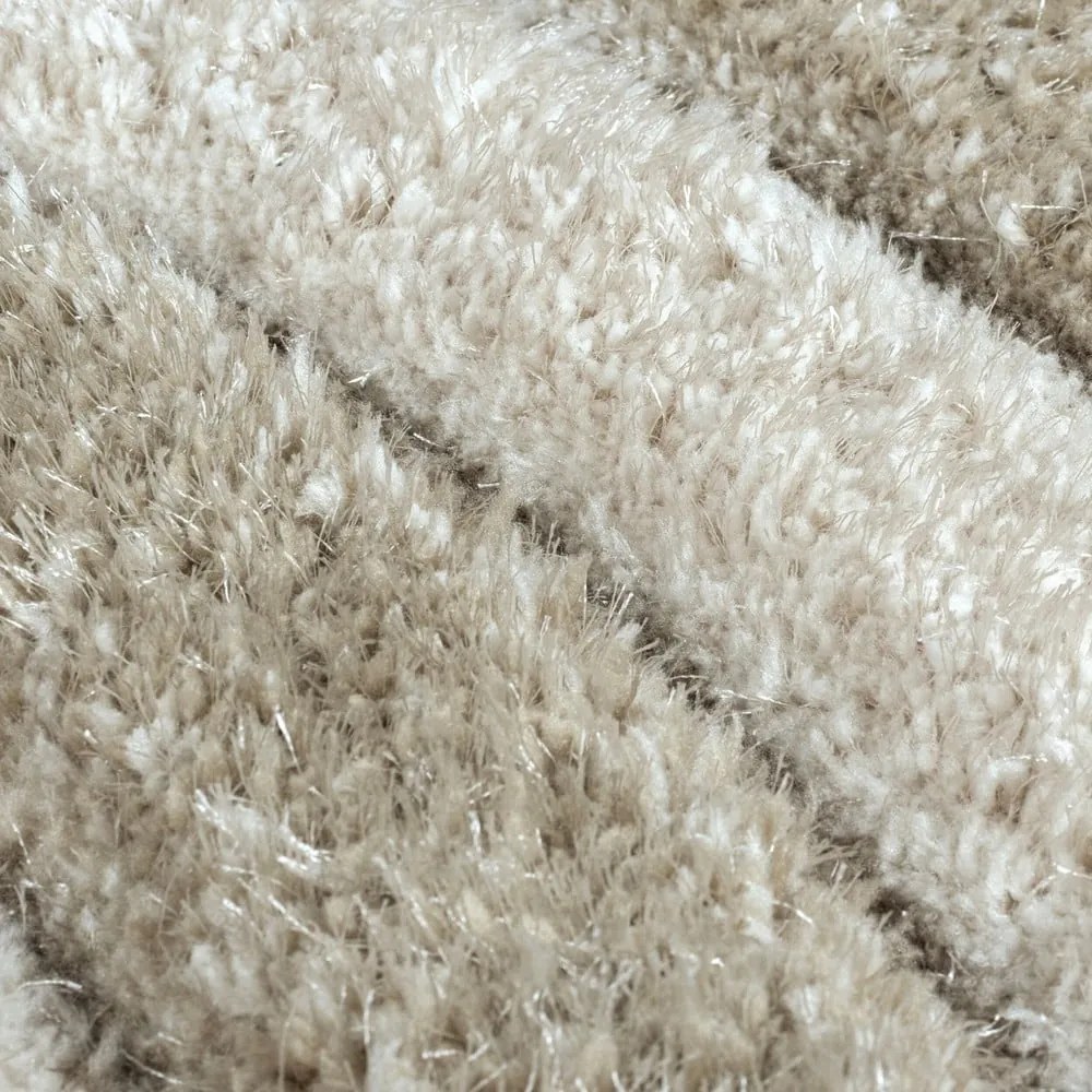 Covor bej handmade din fibre reciclate 200x290 cm Velvet – Flair Rugs