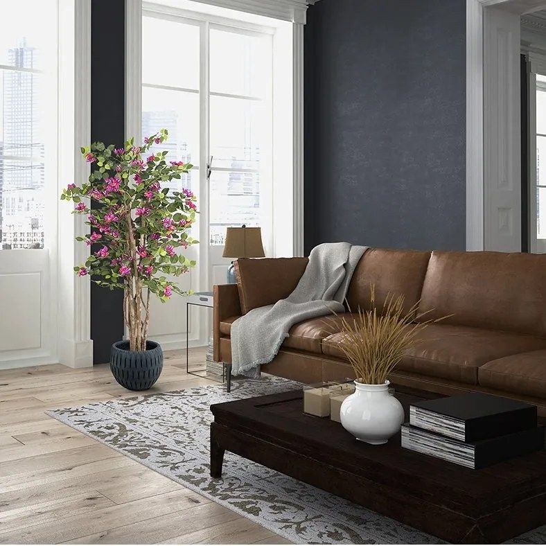 Planta artificiala, Bougainvillea roz H-120cm