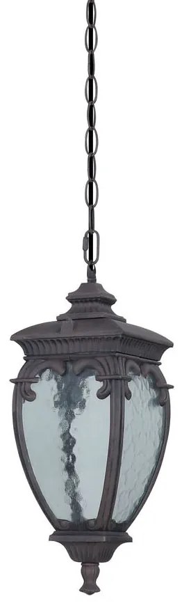 Pendul de exterior protectie IP44, Fleur bronz antic