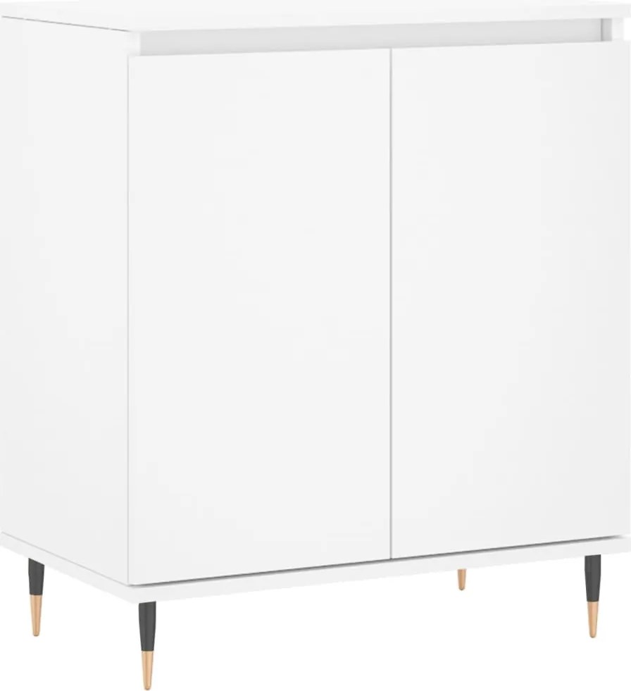 vidaXL Servantă, alb, 60x35x70 cm, lemn prelucrat