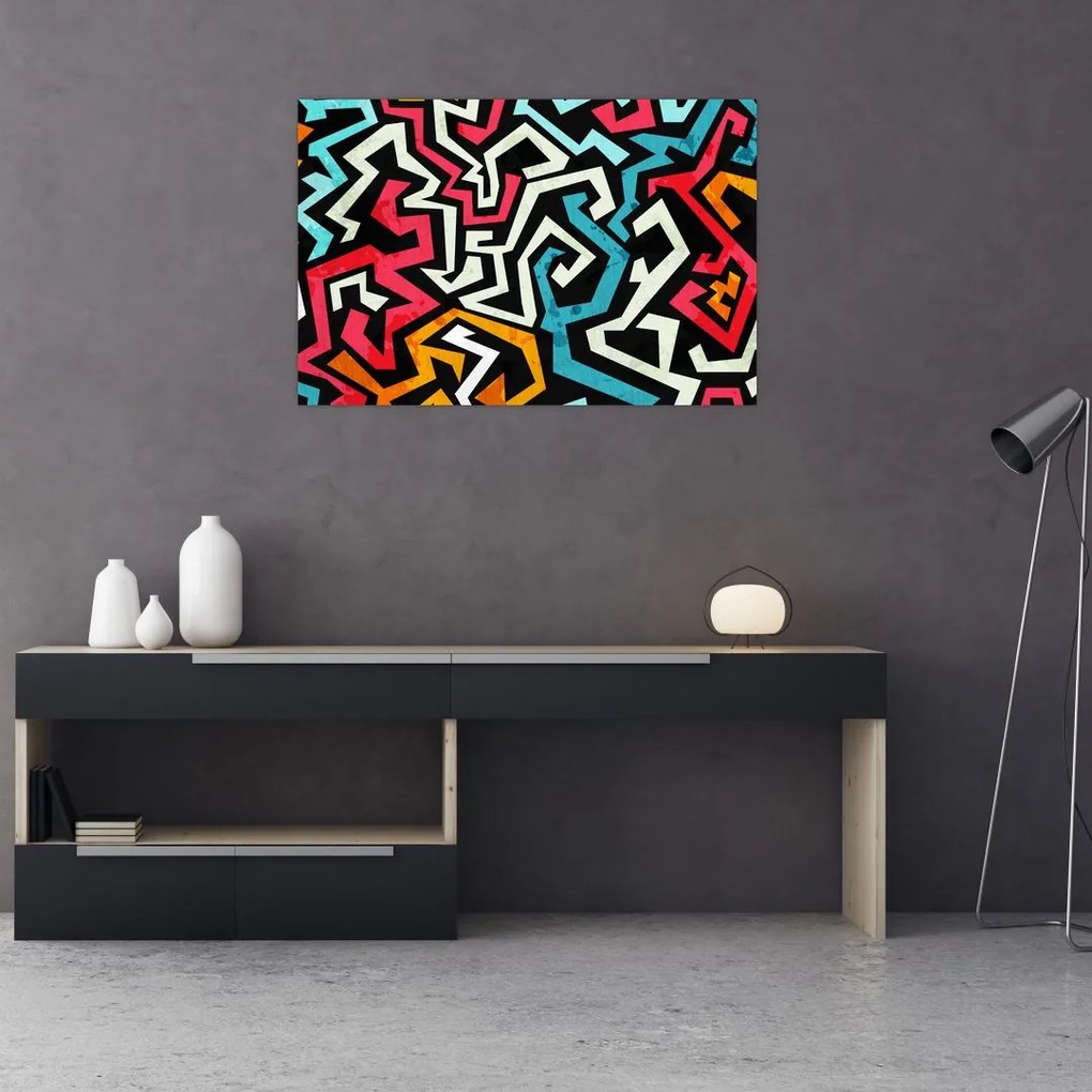 Tablouabstracție grafică (90x60 cm)