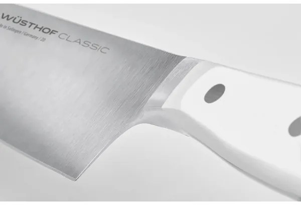 Wüsthof - Cuțit de bucătărie Santoku CLASSIC, lamă 14 cm, alb