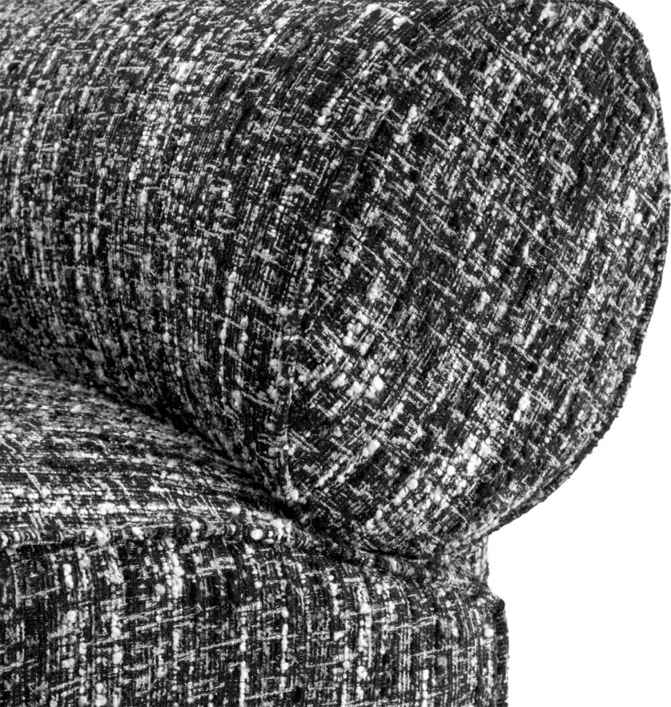 Fotoliu elegant design LUX Urbano, Boucle sonata black