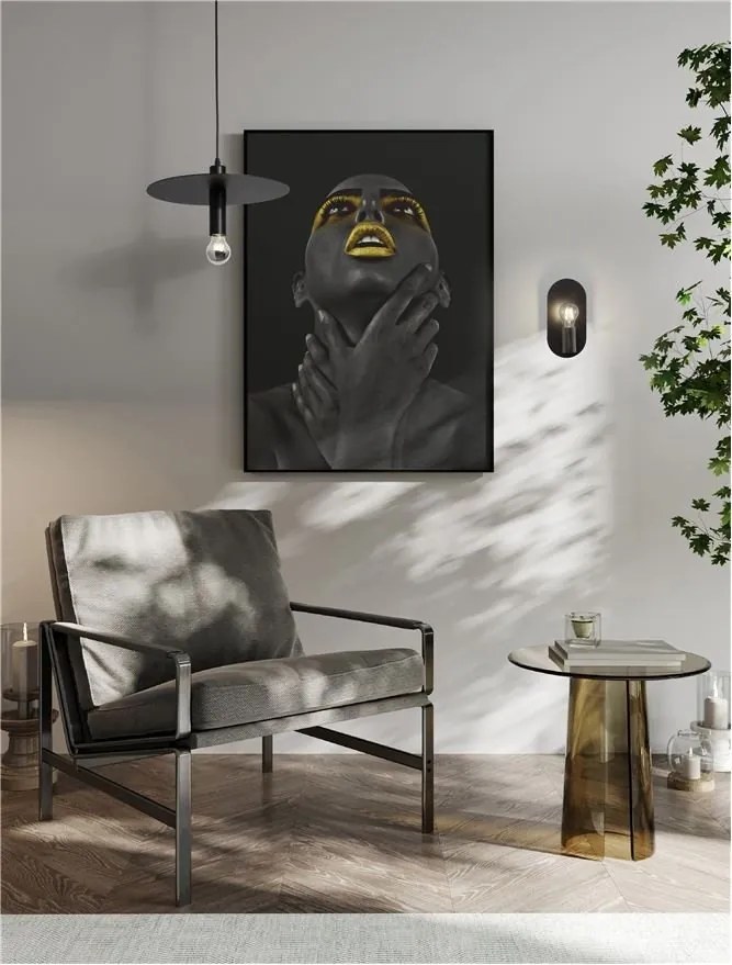 Aplica de perete design decorativ ROYAL negru