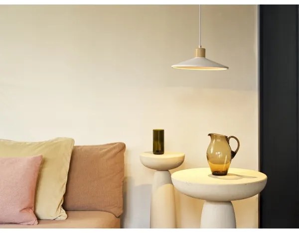 Lustră pe cablu Ledvance DECOR ipsos 1xE27/25W/230V d. 32 cm ipsos alb