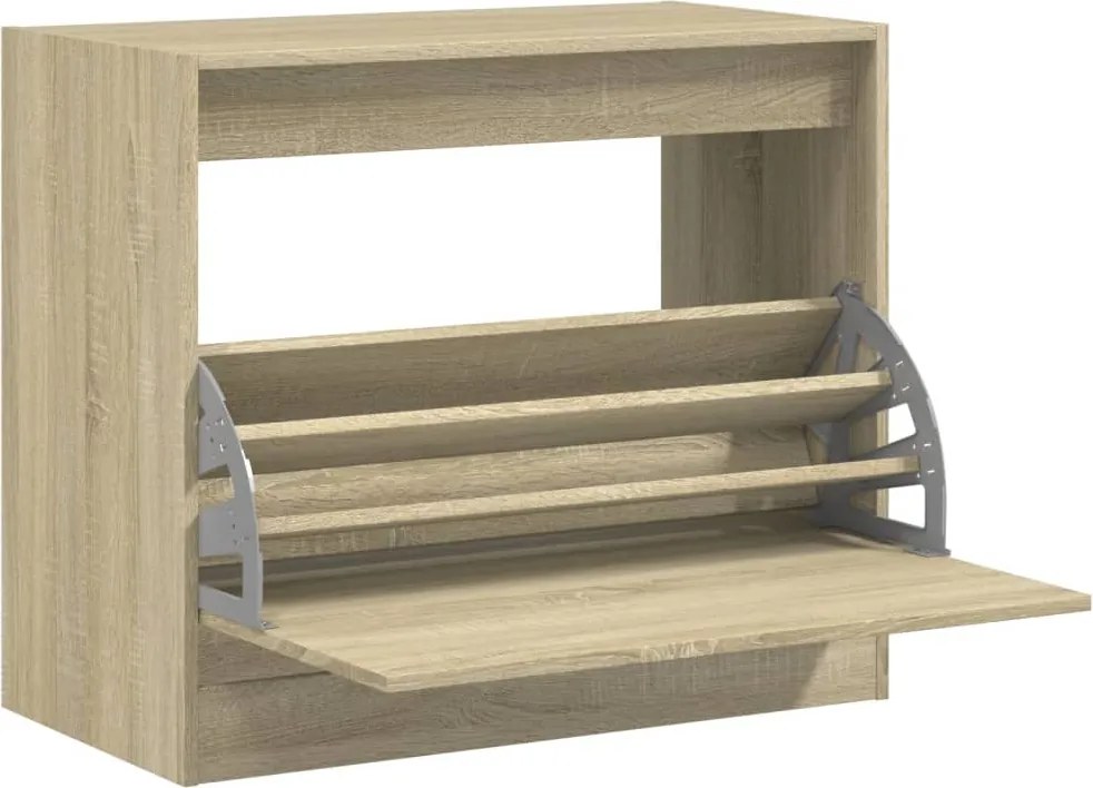 vidaXL Pantofar, stejar sonoma, 80x42x69 cm, lemn prelucrat