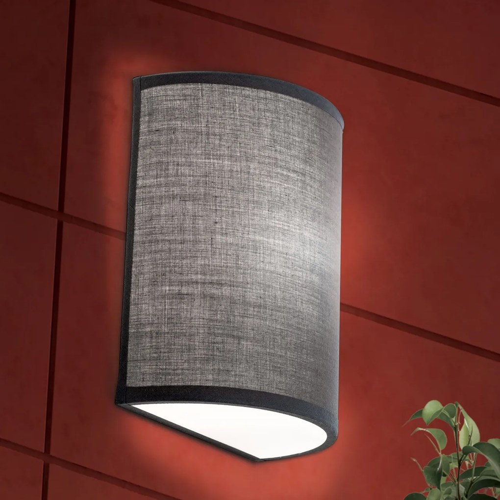 Aplica de perete design modern Ufo gri