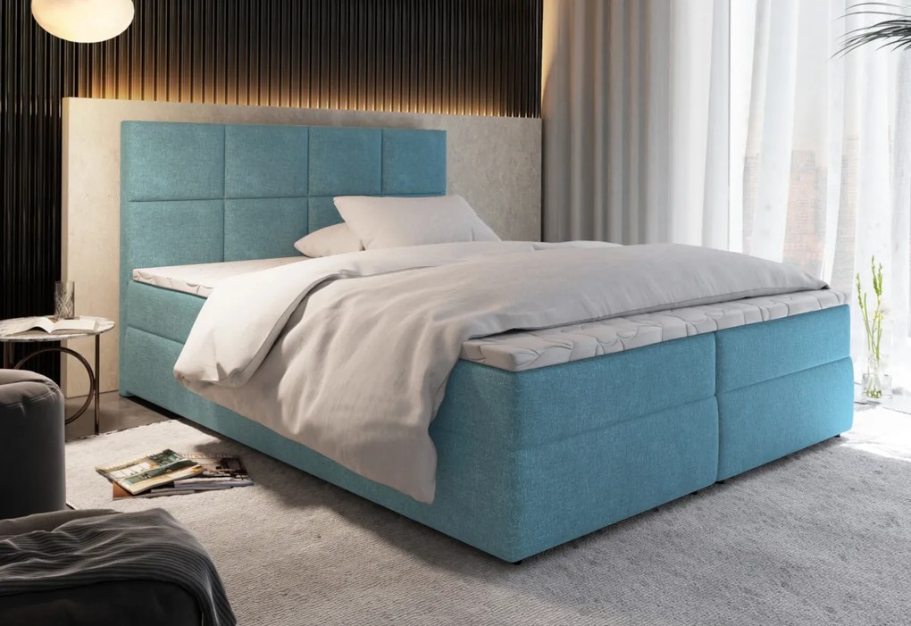 Expedo Pat tapitat boxspring LENY, 140x200, Cosmic 10