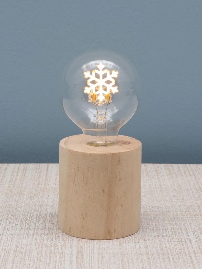 Lampă de masă LED, fulg de zăpadă