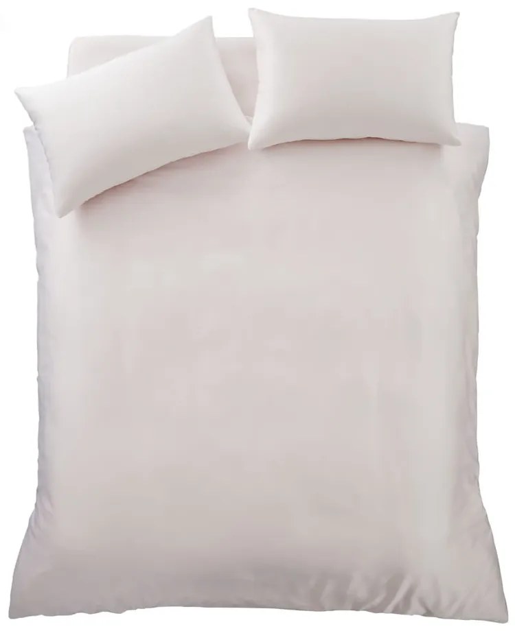 Lenjerie roz pentru pat dublu 200x200 cm Silky Soft - Catherine Lansfield