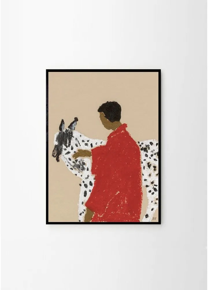 Poster 30x40 cm Spotted Horse – Isabelle Vandeplassche – The Poster Club