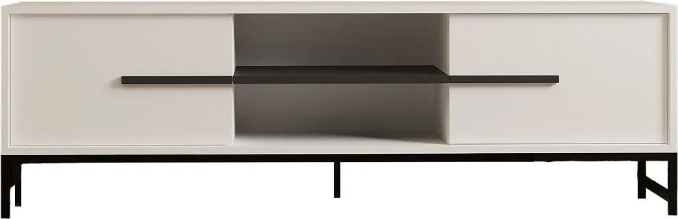 Comoda tv Monaco pentru living culoare alb 160 cm