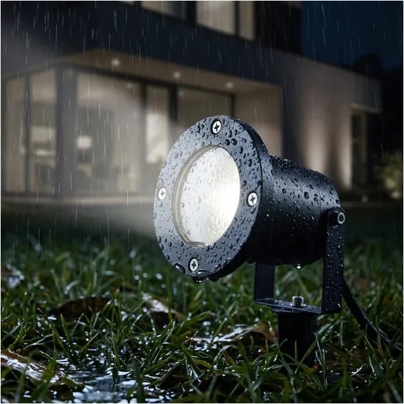 BRILAGI - Lampă de exterior TERRA 1xGU10/50W/230V IP65 neagră