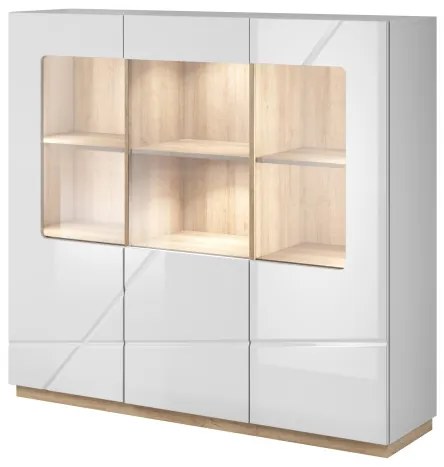 Vitrina Fuji Cu 3 Usi, 150 Cm