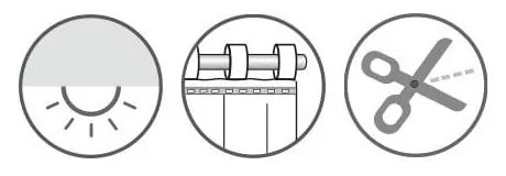 Perdea albă-verde din voal 135x245 cm – Sehlbach