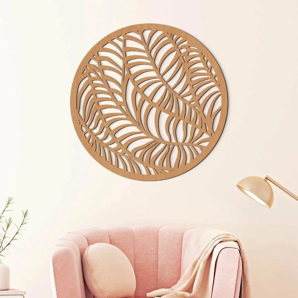 DUBLEZ | Tablou sculptat abstract - Frunze