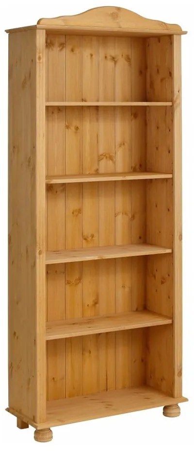 Bibliotecă în culoare naturală din lemn de pin 70x181 cm Ella – Støraa